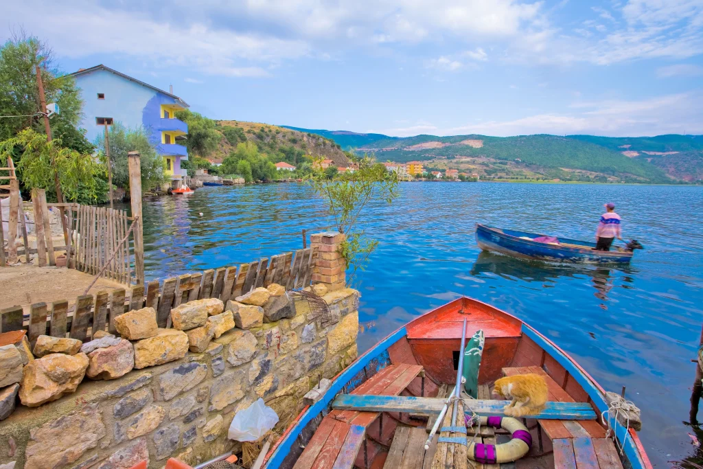 Scenic city of Pogradec by Lake Ohrid — comfortable taxi transfers from Tirana with Check Taxi